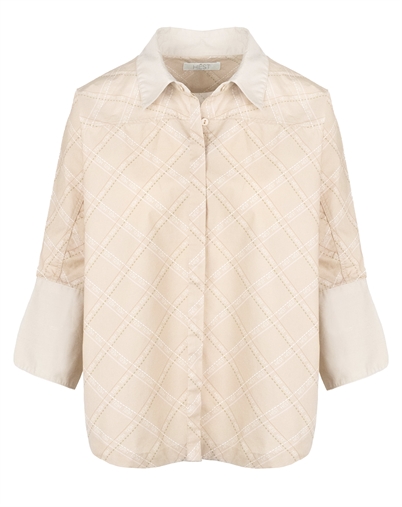 Hést - Arya Printed Skjorte - Humus 